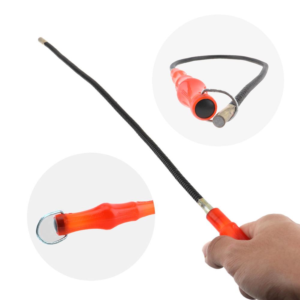 

550mm Foldable Strong Magnetic Metal Flexible Pick Up Tool Grip Grabber Hand Tool Spring Magnet Suction Bar For Nuts and Bolt