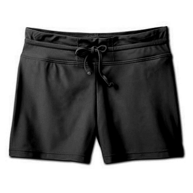 

Women Shorts Solid Color Casual Short Pant for Swimming Running Sports H7JP