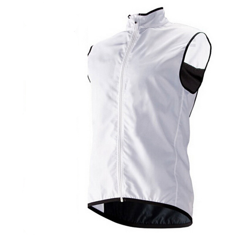 

2020 autumn top quality windproof cycling wind vest Single white pro team vest men cycling clothing ropa ciclismo