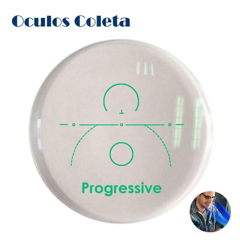 

1.56/1.61/1.67 blue light blocking progressive lenses anti-reflective HMC coating