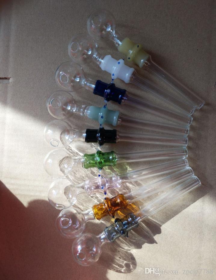 

New color glass bowl Wholesale glass pipes Curved Glass Oil Burners Pipes, free delivery