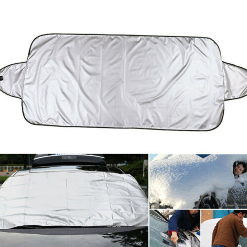 Protection Ext/érieur voiture neige Bloqu/é voiture Couvre neige glace Protecteur pare-soleil avant Pare-brise arri/ère Couverture Bloc Shields couverture pare-brise