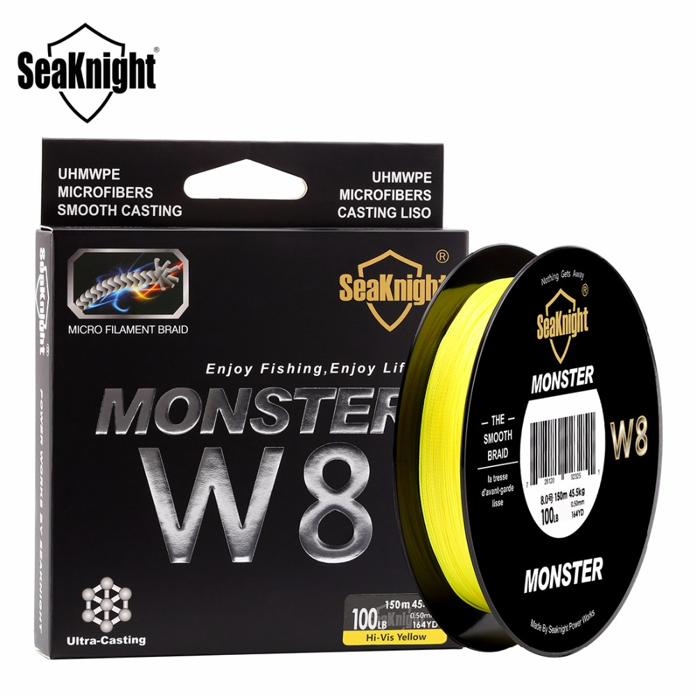 

Monster 8 Strands 150M fiber braid Fishing Lines 20-100LB PE Strong Multifilament Wide Angle Technology PE Fireline Ultra 8 Superline