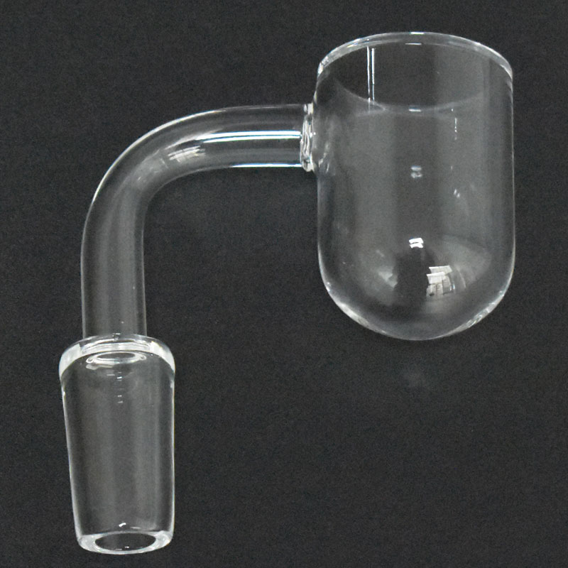 

OD 25mm Wall Thickness 2mm Quartz Rocket Head Banger Nail Round Bottom Base Quartz