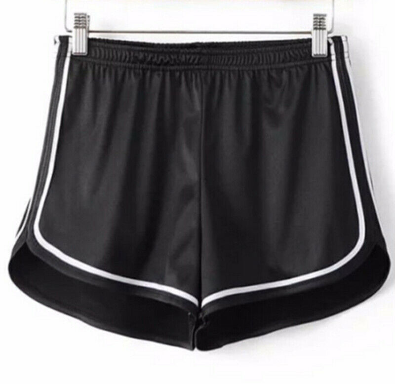 

satin silk high waist running shorts for women soft comfortable sports fitness shorts