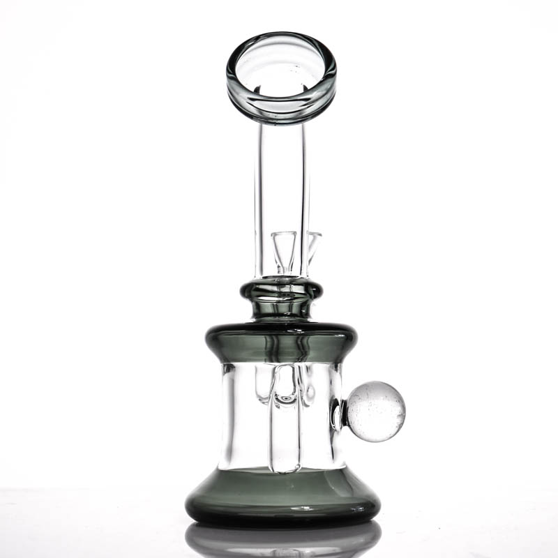

Hookahs bong 7 inches Water Pipes builtin perc blue grey green Heady Pipe wax Oil Rigs small bubbler