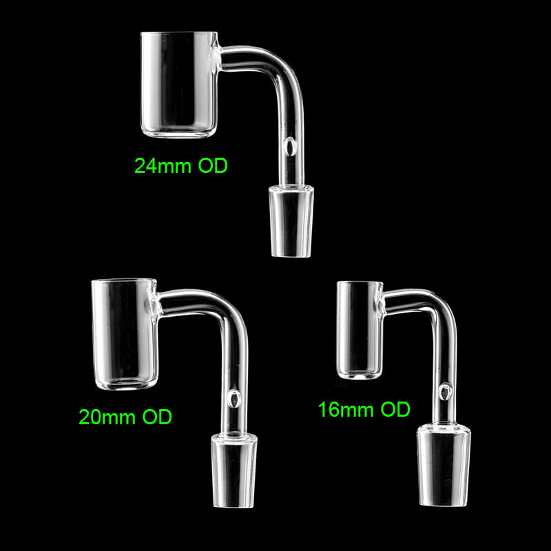 

Newest 16mm 20mm 24mm OD Quartz Enail Banger Nail 10mm 14mm 18mm Male Female Quartz Banger Nails For Glass Dab Rigs