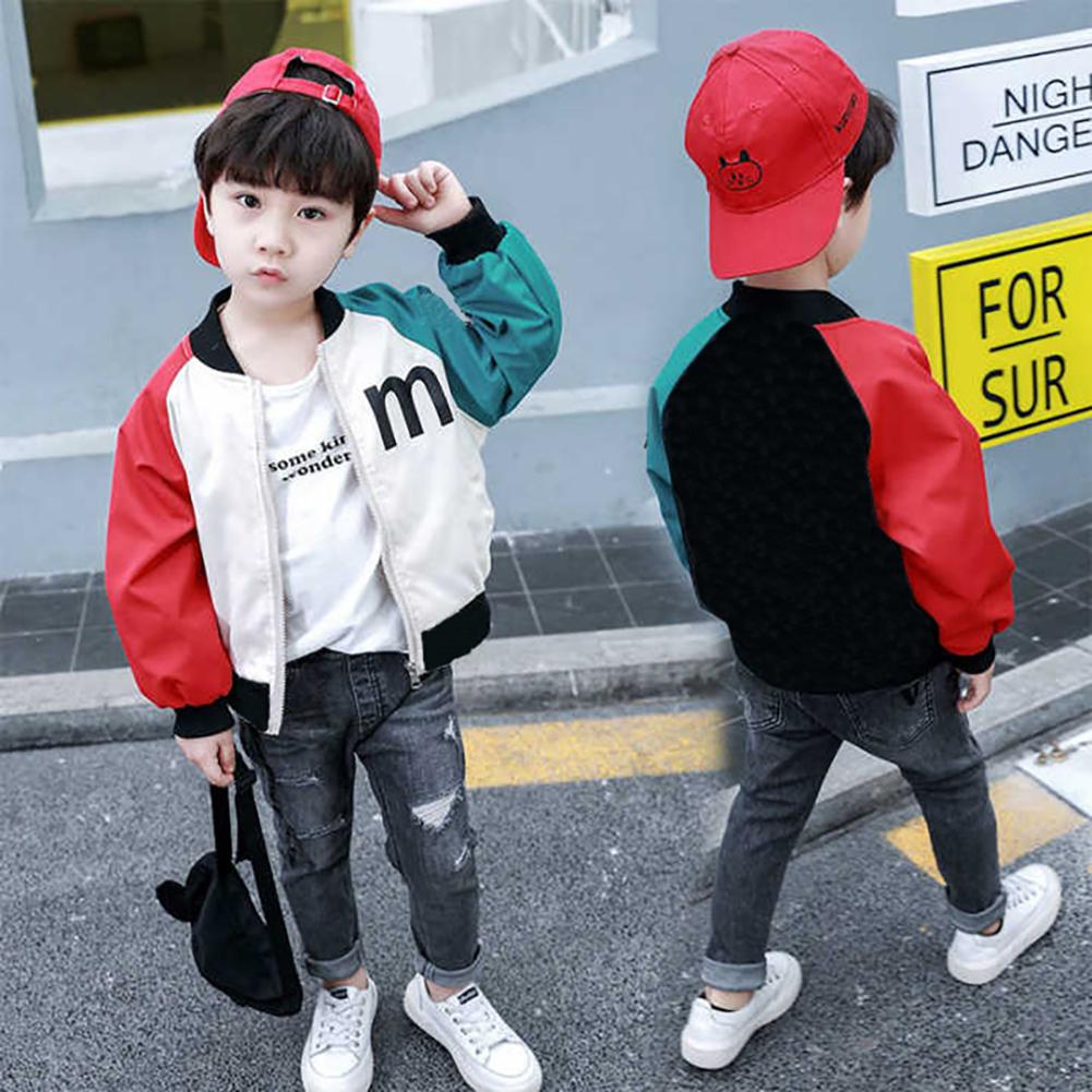 

Baby Girl Clothes Childrens' Jacket Kid Coat Color Matching Shirt Boy Thin Section Long-sleeved Jacket Jacket for Girls Boys