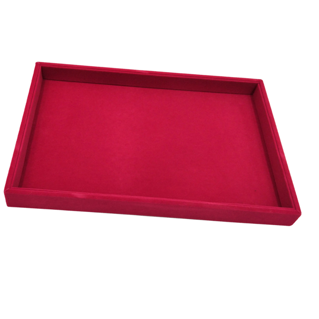 

Stackable Jewelry Tray Showcase Earring Necklace Pendant Display Storage Organizer 12/24/30 Grids