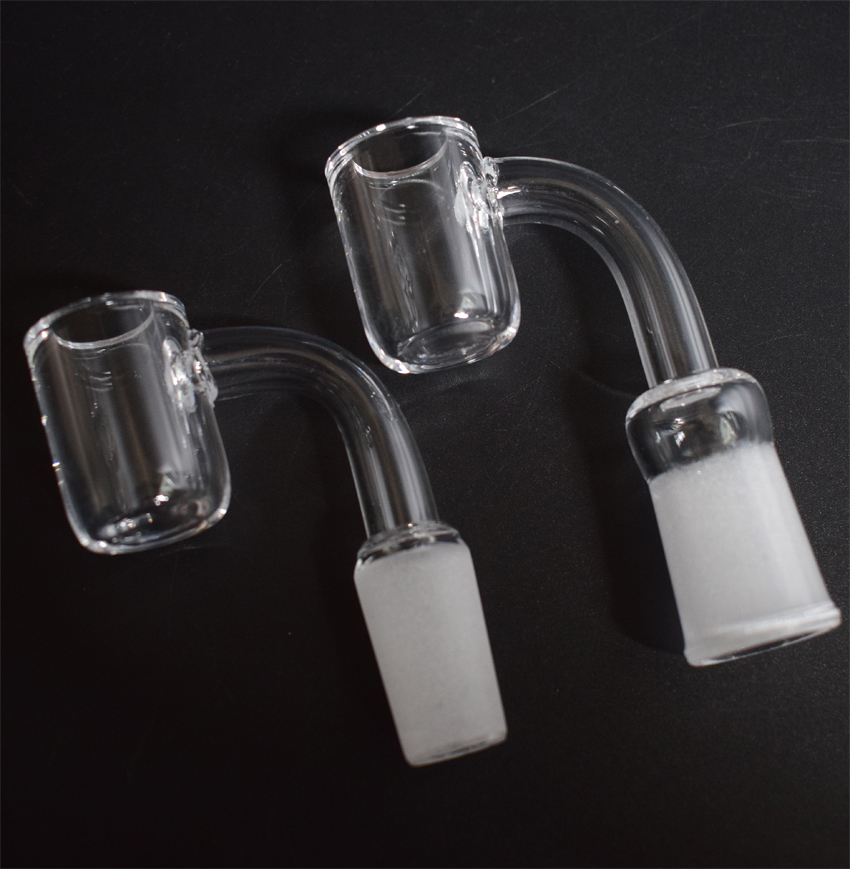 

OD 20mm 4mm Thick club banger Flat Top Quartz Banger Nail With Female Male 10mm 14mm 18mm Domeless Quartz Nail for Water Pipes