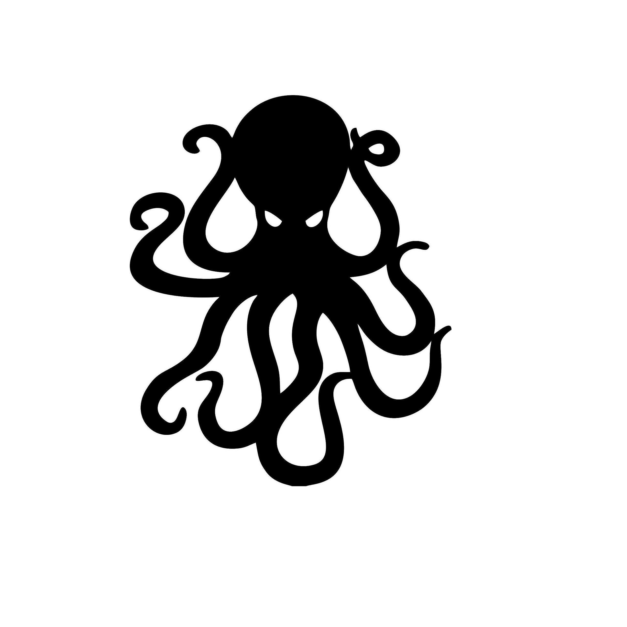 Octopus Wall Decals Kraken Funny Boat Car Bumper Window Vinyl Sticker Art Decor Vinyl Decals-image-458853759