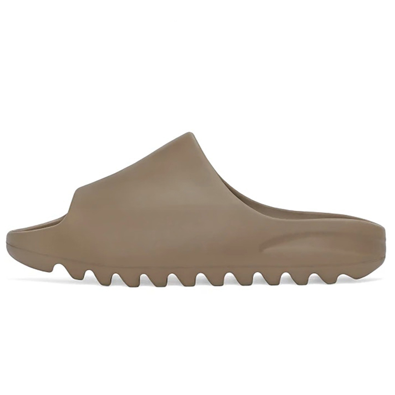 

kanye west slides for women men kids slippers 450 Bone Earth Brown Desert Sand Resin platform house outdoor summer slipper 29-45