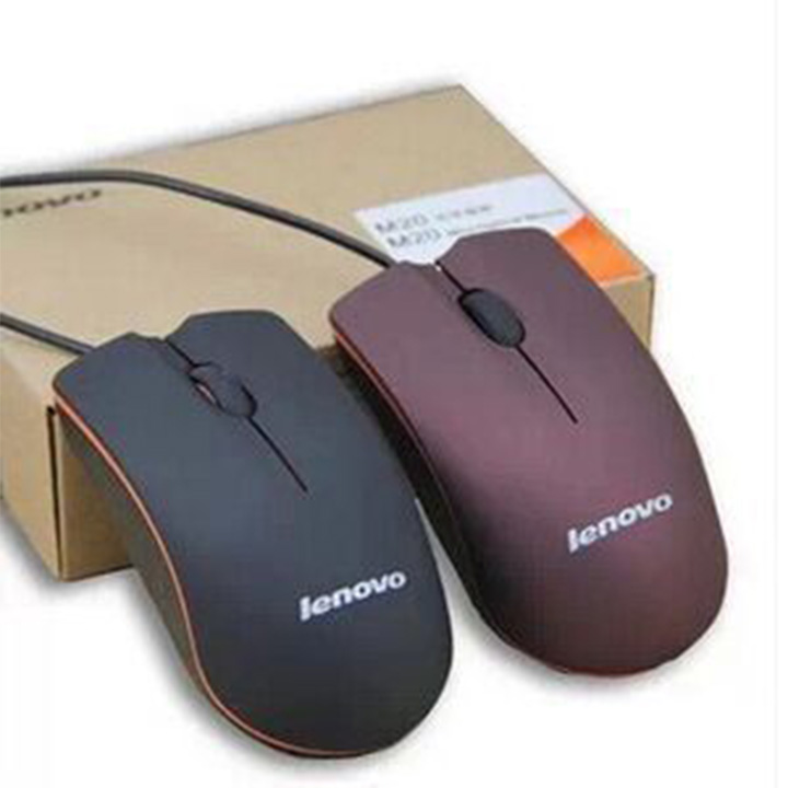 

Hotsale Lenovo mouse USB Optical Mouse Mini 3D Wired Gaming Mice With Retail Box For Computer Laptop Notebook Game Lenovo M20