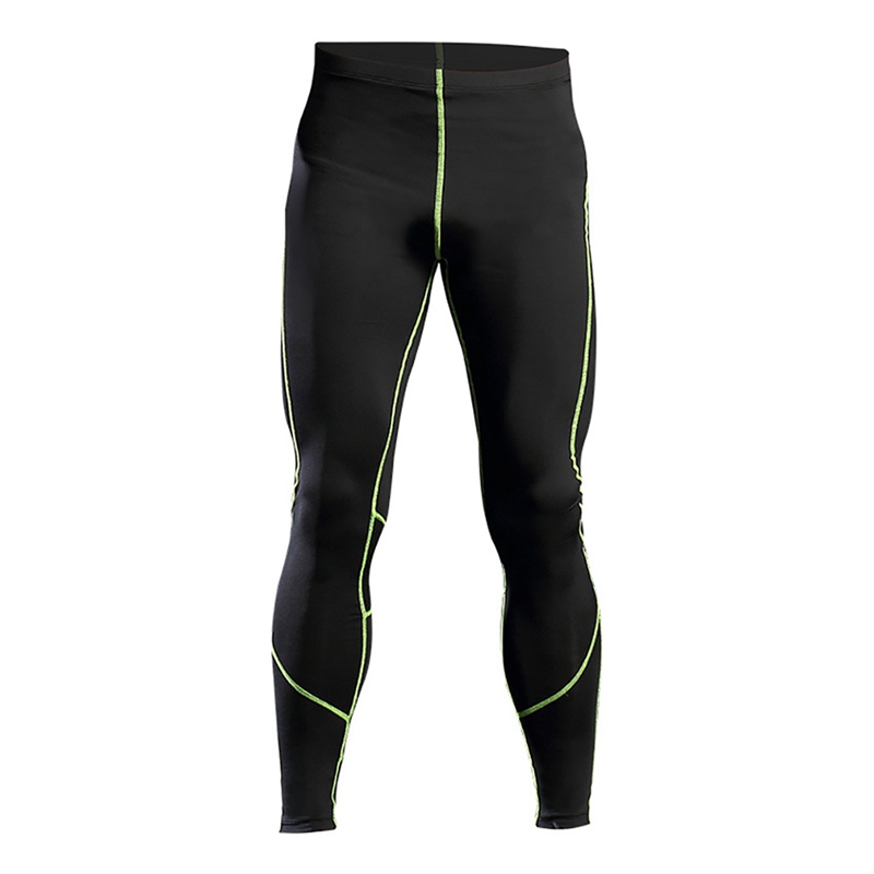 

Men Compression Pants Elastict Quick Drying Breathable Anti-swea Sports Running Fitness Training Tights Leggings Trousers, As pic