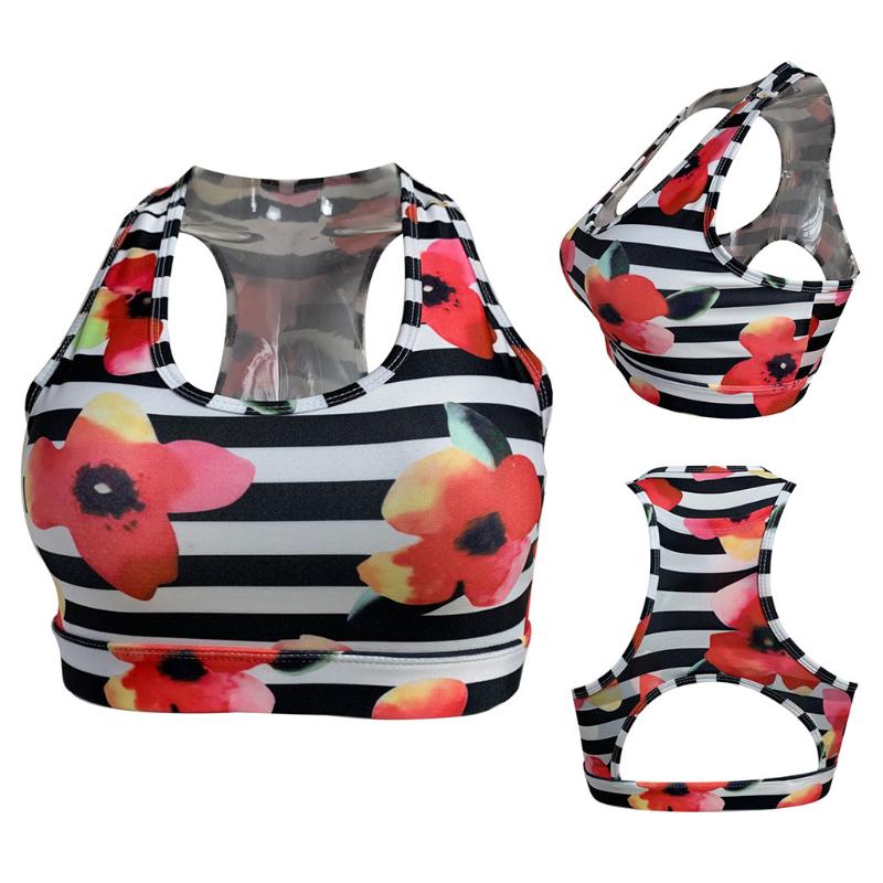 

Woman Intimates Sports Yoga Bra Fitness Beauty Back Sexy Print Ladies Yoga Running Sports Underwear Sujetador Deportivo Mujer#20, Red