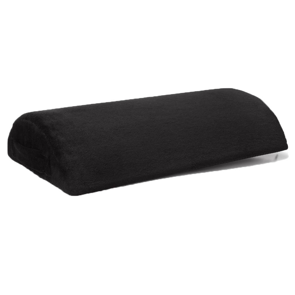 

ultimate comfort , footrest, pillow half cylinder , memory foam foot rest cushion office