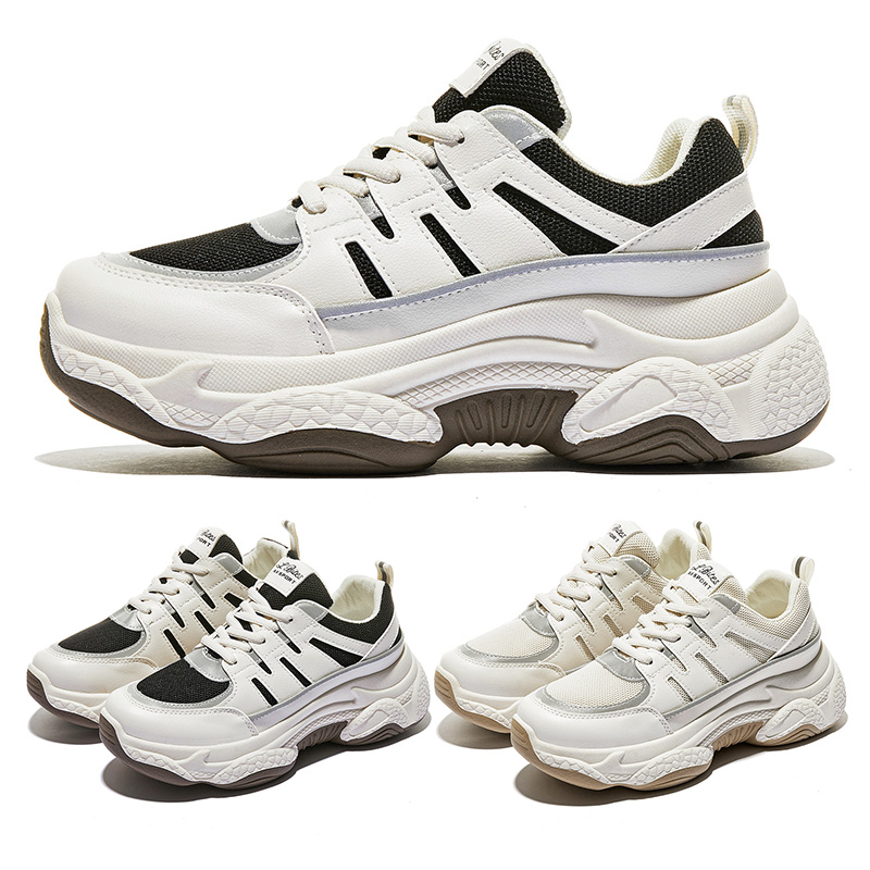 

size 35-40 for women old dad shoes triple white black fashion breathable comfortable style trainer sport designer sneakers, C2
