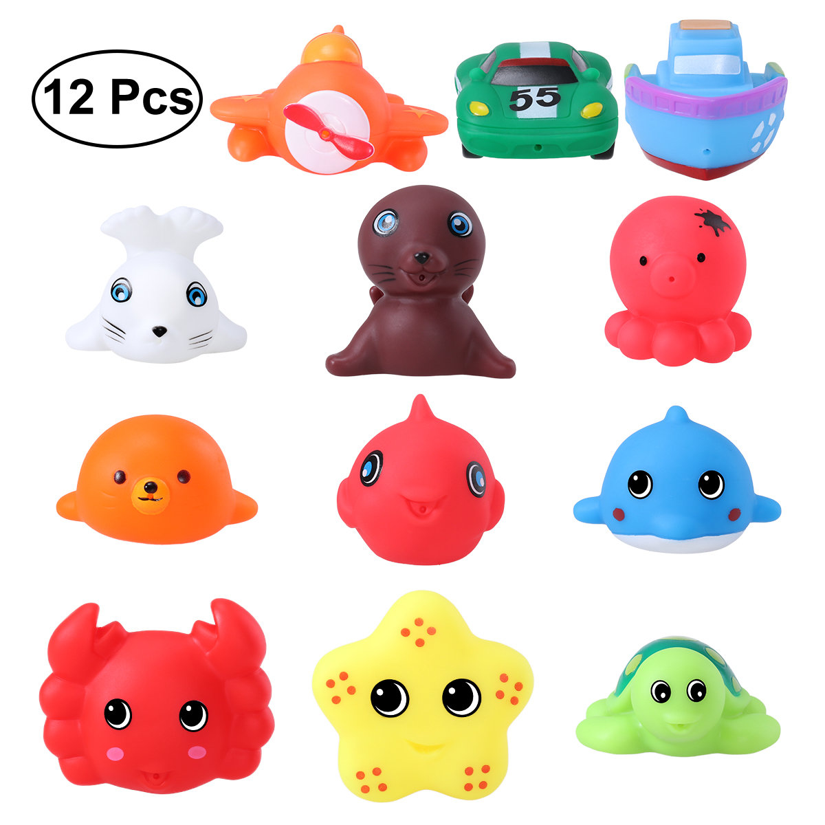 sea animal bath toys