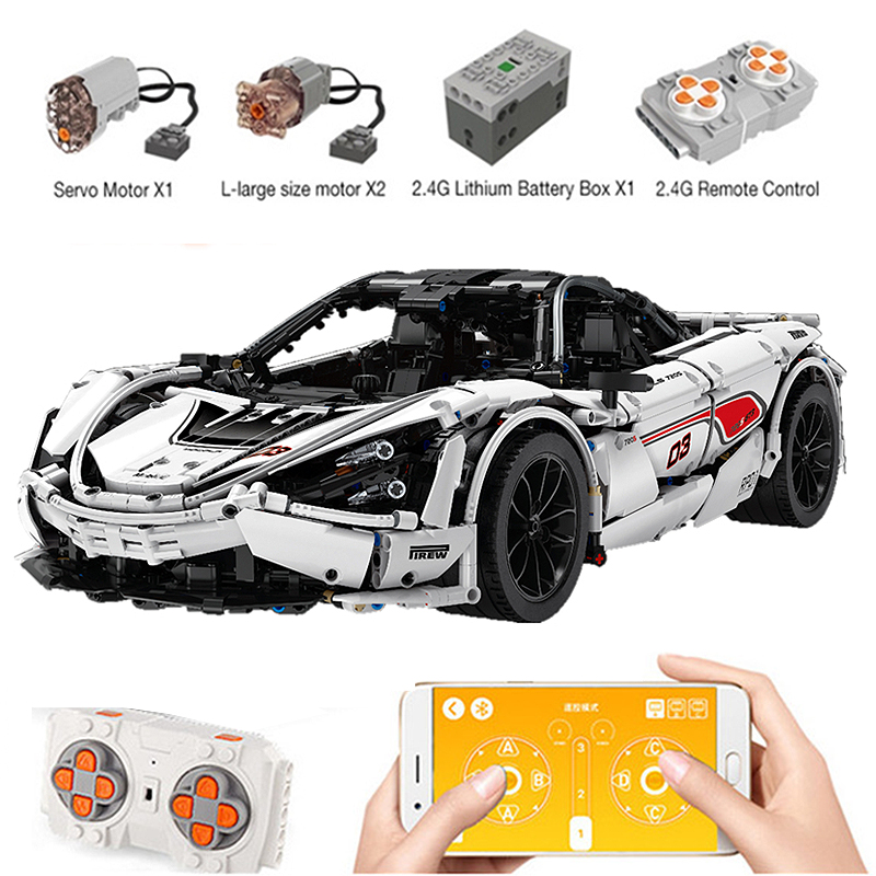 

Technic Series 3149pcs McLaren P1 720S Racing Car Set APP RC Model Toys Gift Building Blocks RC Power Motor Function Toys lepining 20087