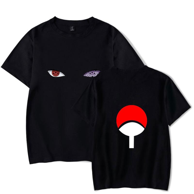 

Men's T-Shirts Naruto T-shirt Men/women Fashion Hip Hop Harajuku High Quality Anime T Shirt Streetwear Casual Top, Black