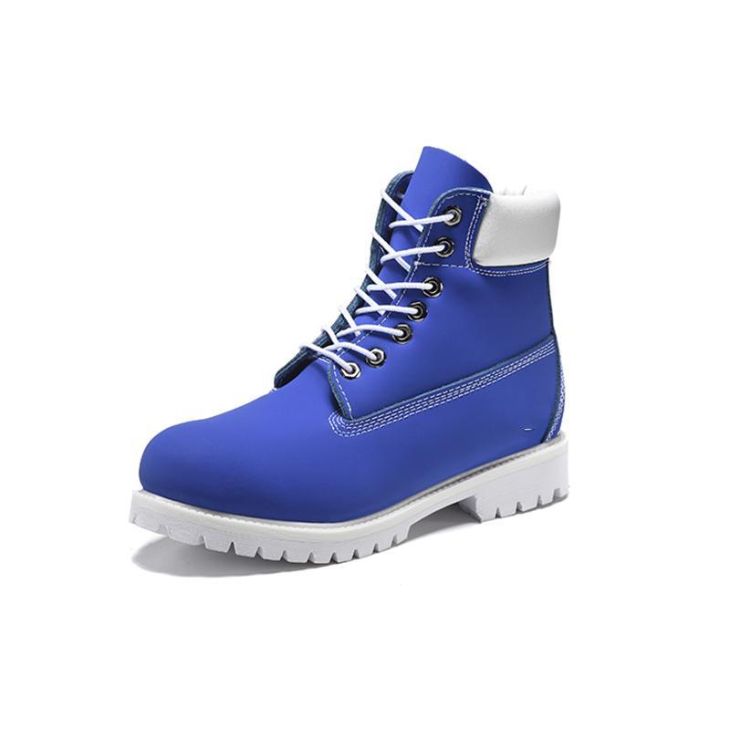 Hot Sale-Original mens women winter boots chestnut black white red blue green womens men designer boot size 5.5-11 Martin outdoor