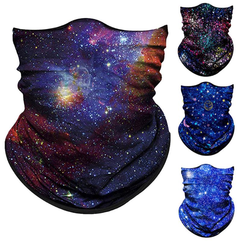 

Cycling Caps & Masks Women Men Outdoor Sport Starry Bandana Riding Camping Anti-UV Scarf Climbing Hiking Fishing Headwear Tube Mask