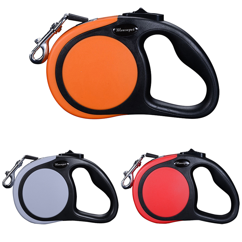 

3 Colors 5M Pet Retractable Leash for 20kg 50kg Dog Medium Large Dog Automatic Leash Lead
