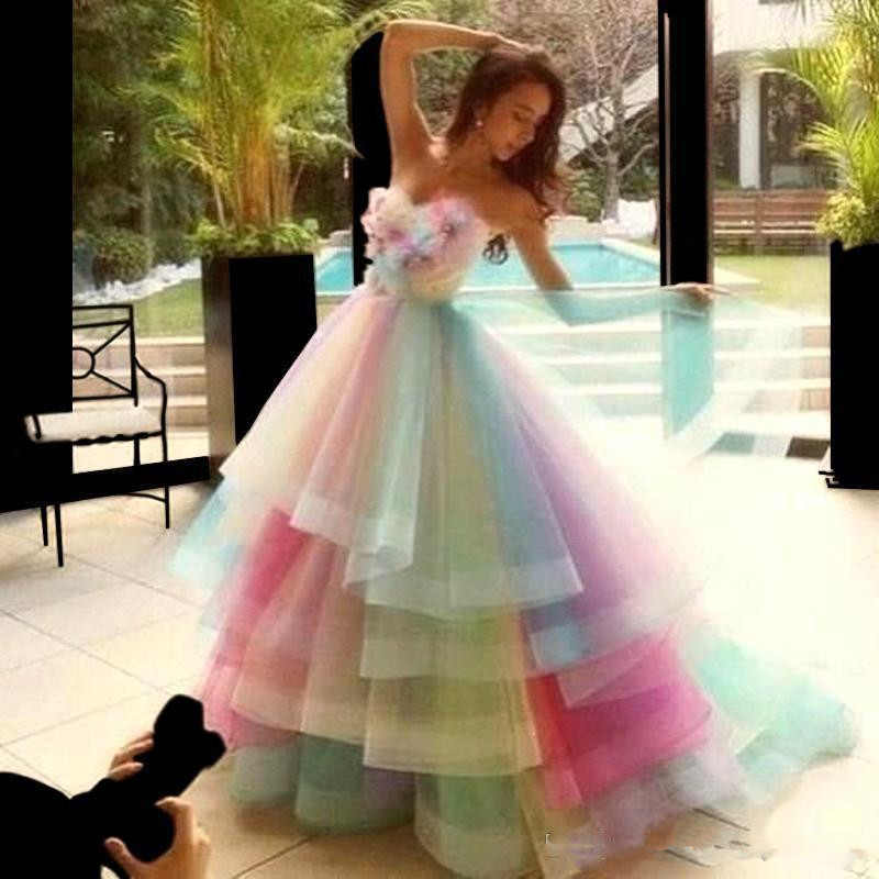 Rainbow Wedding Dresses Australia | New 
