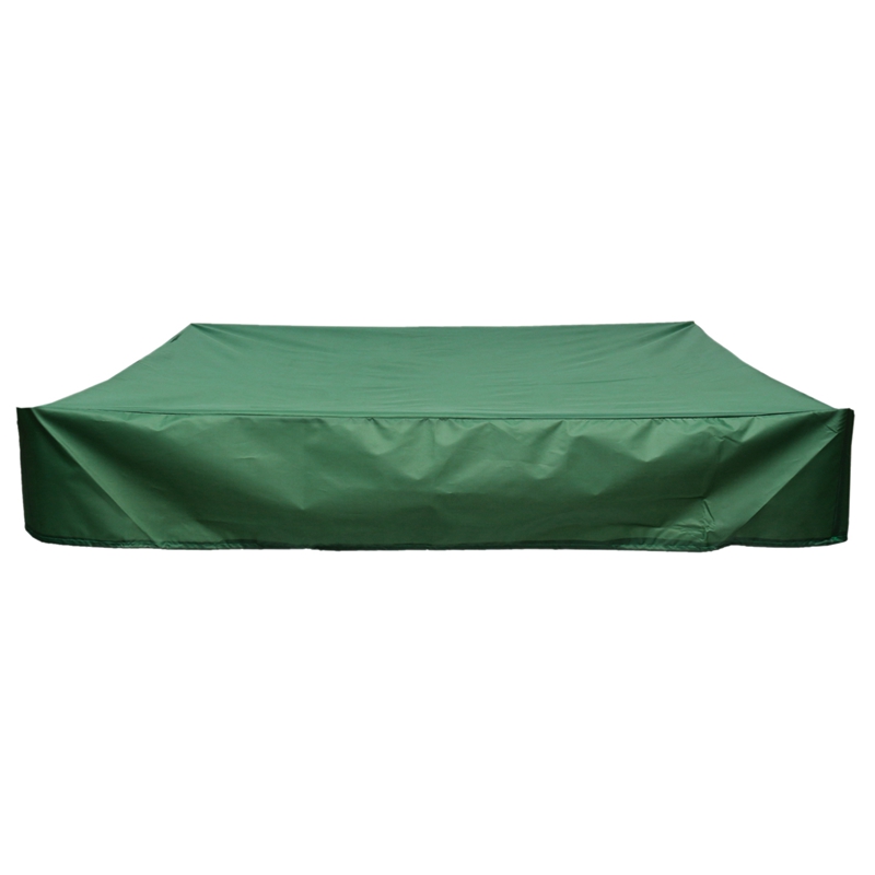 

Sandbox Cover, Square Dustproof Protection Sandbox Canopy with Drawstring, Square Green Garden Children'S Toys Sand Pit Cover, A