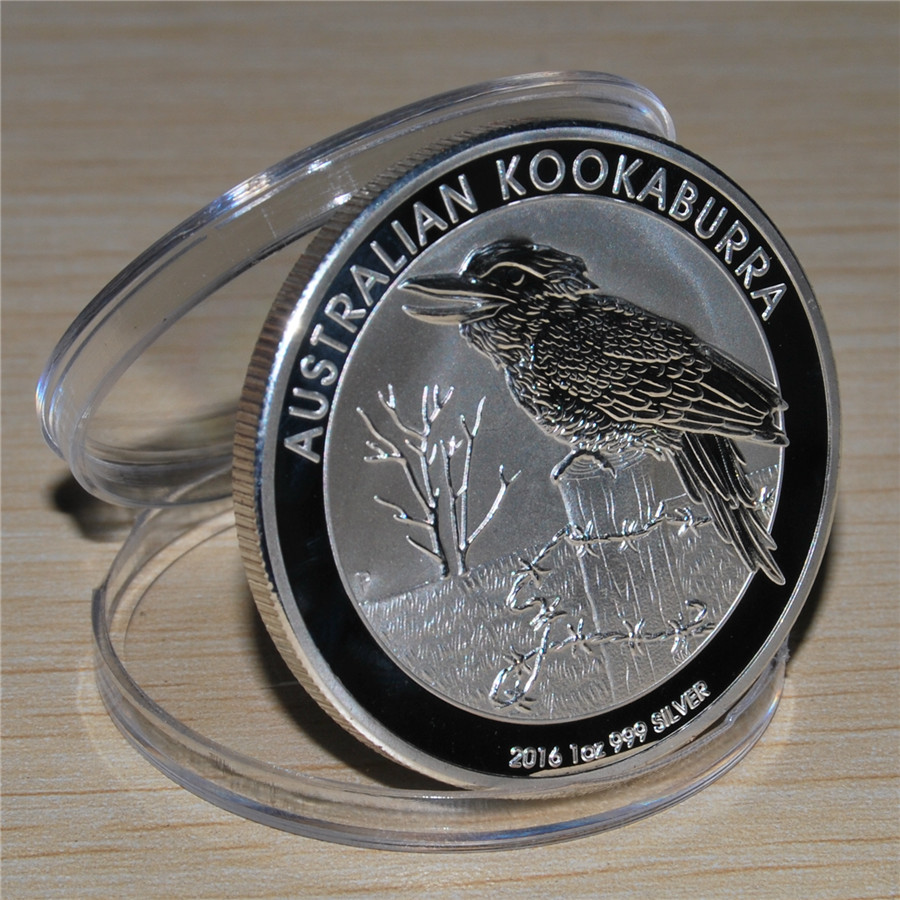 

Free Shipping 5pcs/lot,Brand New - 2016 Kookaburra Australia 1 OZ Australian Koala Silver Coin
