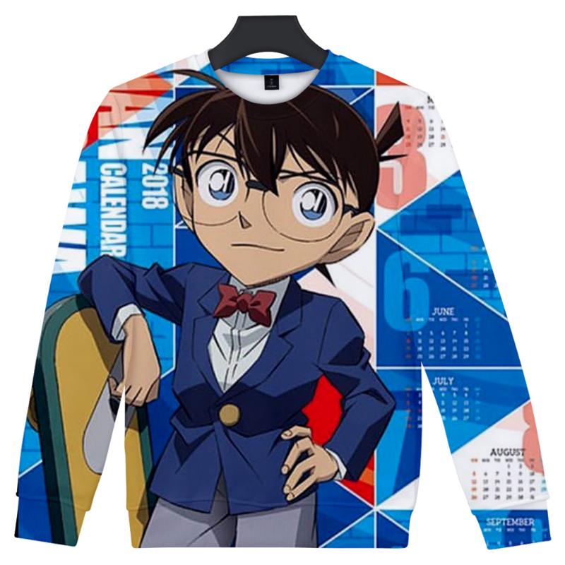 

Detective Conan TV Sweatshirt Men/Women Casual Hoodies Case Closed Sweatshirt 3D Capless Polluver Boys/Girls Hoody, As picture