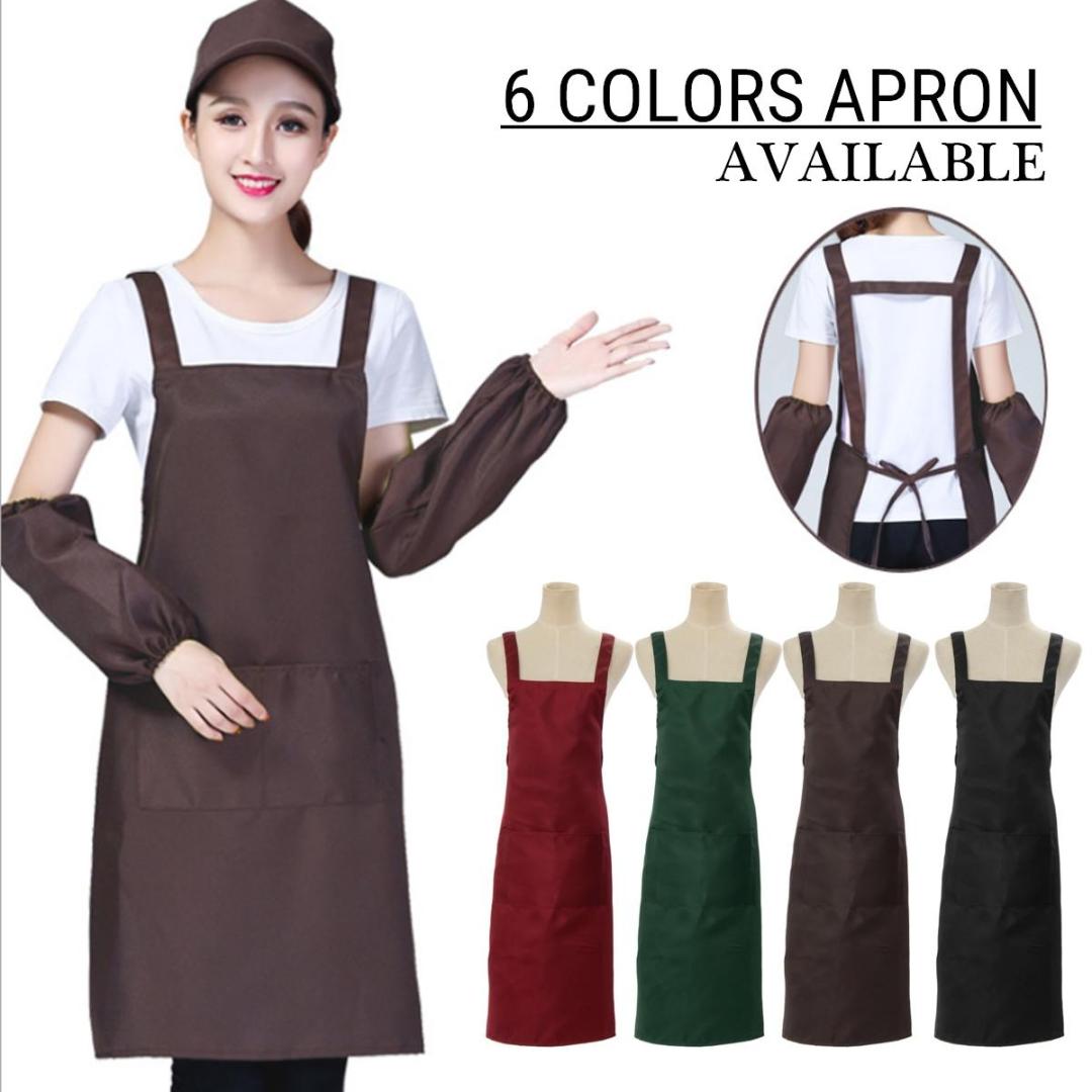 

Garden Cleaning Apron Pinafore Cooking Kitchen-Apron Household Baking Linen Apron For Children Printed Manicure Shop Lengthen