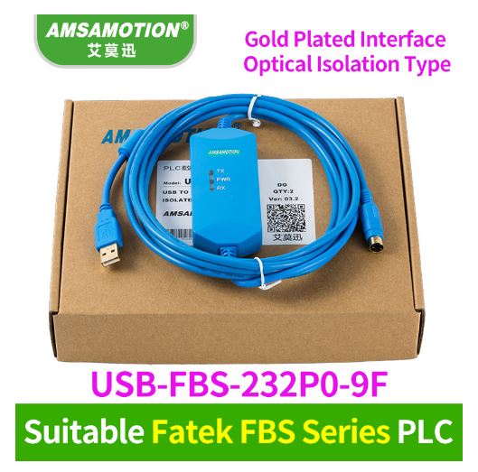 

Suitable FATEK FBS series PLC Programming Cable Communication Data download line USB-FBS-232P0-9F+