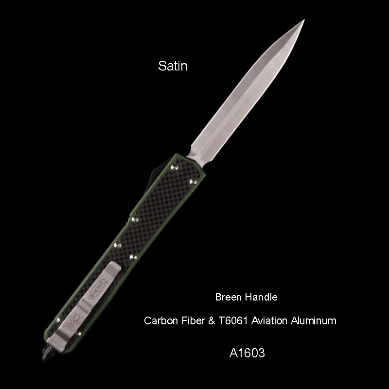 

high end Automatic knife action auto tactical knife pocket knives D2 blade folding camping hunting kinves A16 outdoor tackle camping tools