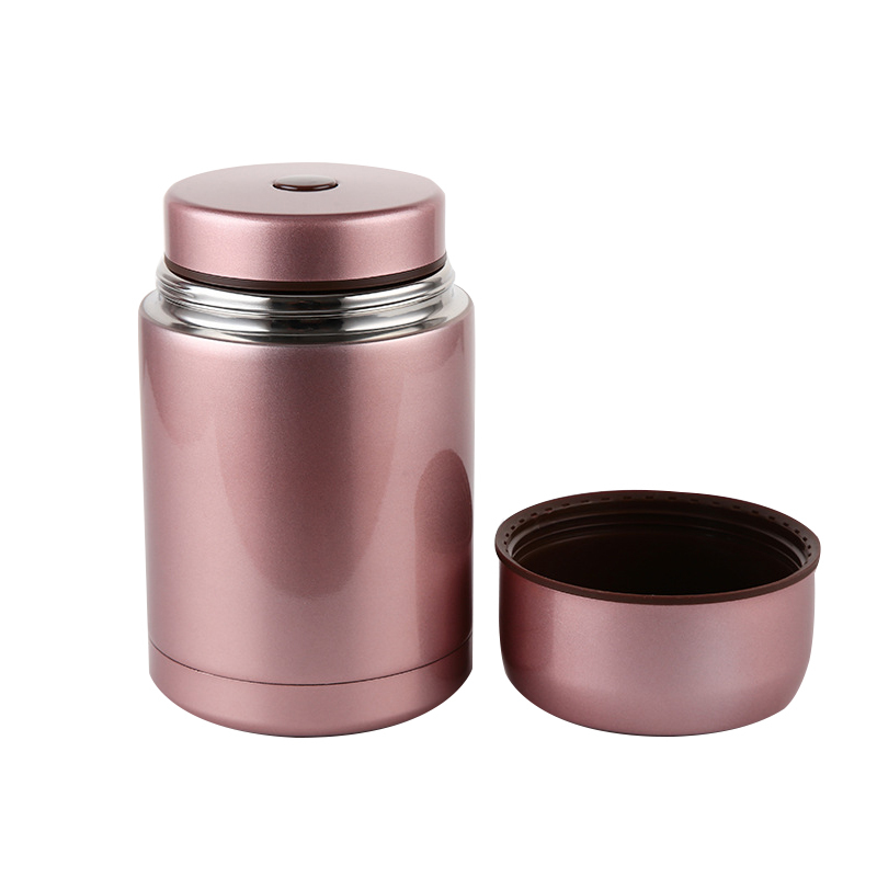 Thermos Plastique 2 Couche Conteneur De Nourriture Porridge Soupe Boîte Lunch