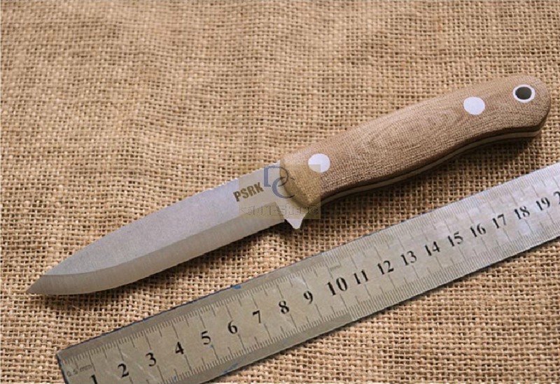 

PSRK ver Bushcraft woodlore outdoor fixed blade 440C steel G10/Micarta handle Best EDC Survival Gift Tool Knives