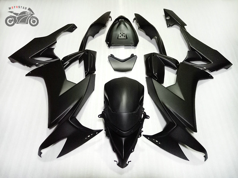 

Motorcycle fairings for Kawasaki Ninja 2008 2009 2010 matte black ABS plastic bodywork fairing kit ZX-10R 08 09 10 ZX 10R, Same as the picture