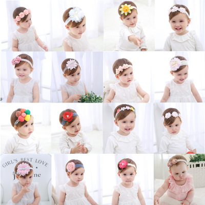 

Children Designer Headbands Girls Brand Accessories with Flowers and Ribbon 2020 New Fashion Style Novel Sweet Style Party Play Hot Selling