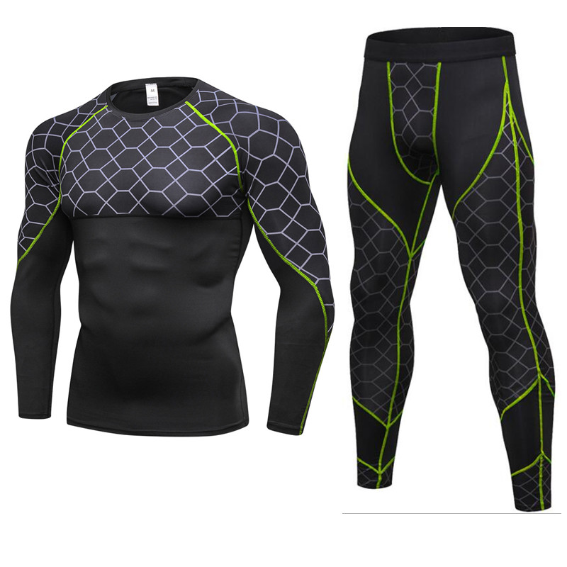 

New Autumn Men's Clothing Long Johns Plus Size Thermal Underwear Men Winter Warm Two Piece Set Sexy Quick Dry Men Clothes 2019, Picture color