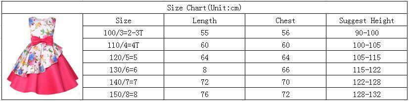 Toddler Girl Dress Size Chart