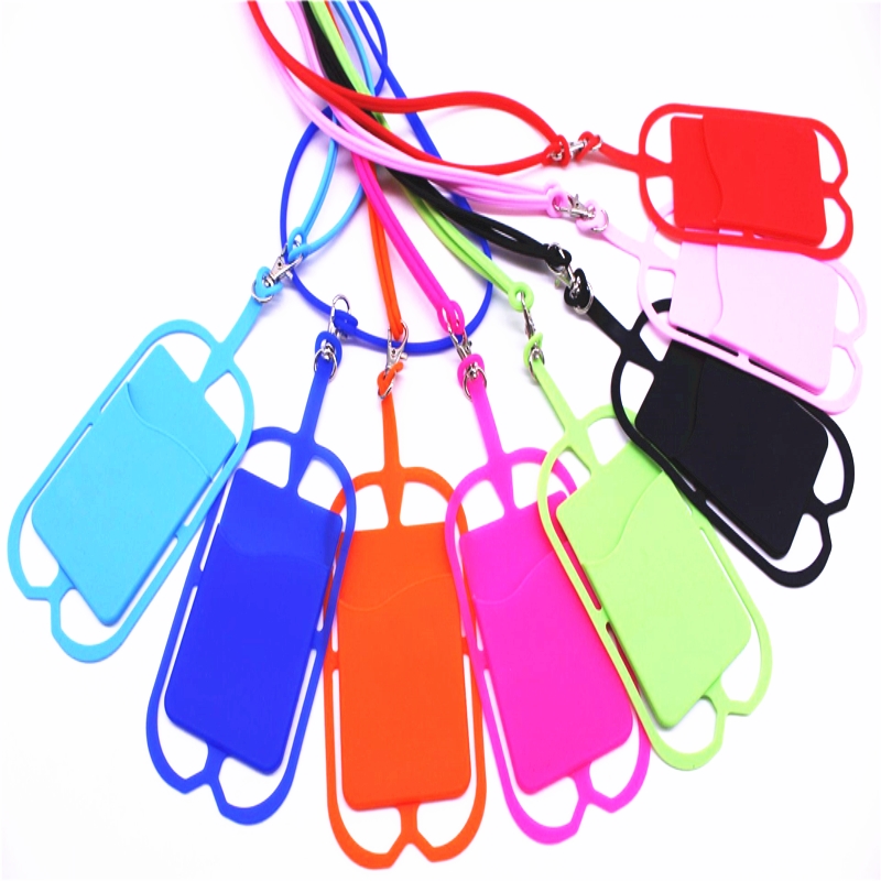 

2019 Cell Phone lanyard Straps Charms Cartoon silican Cell Phone Accessories for apple for iphone 8 x China wholesale