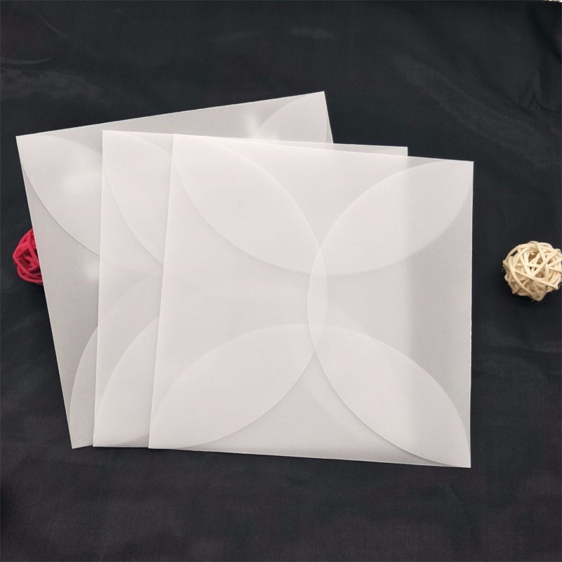 

50pcs Translucent Envelope Clear Invitation Cover-3 sizes optional