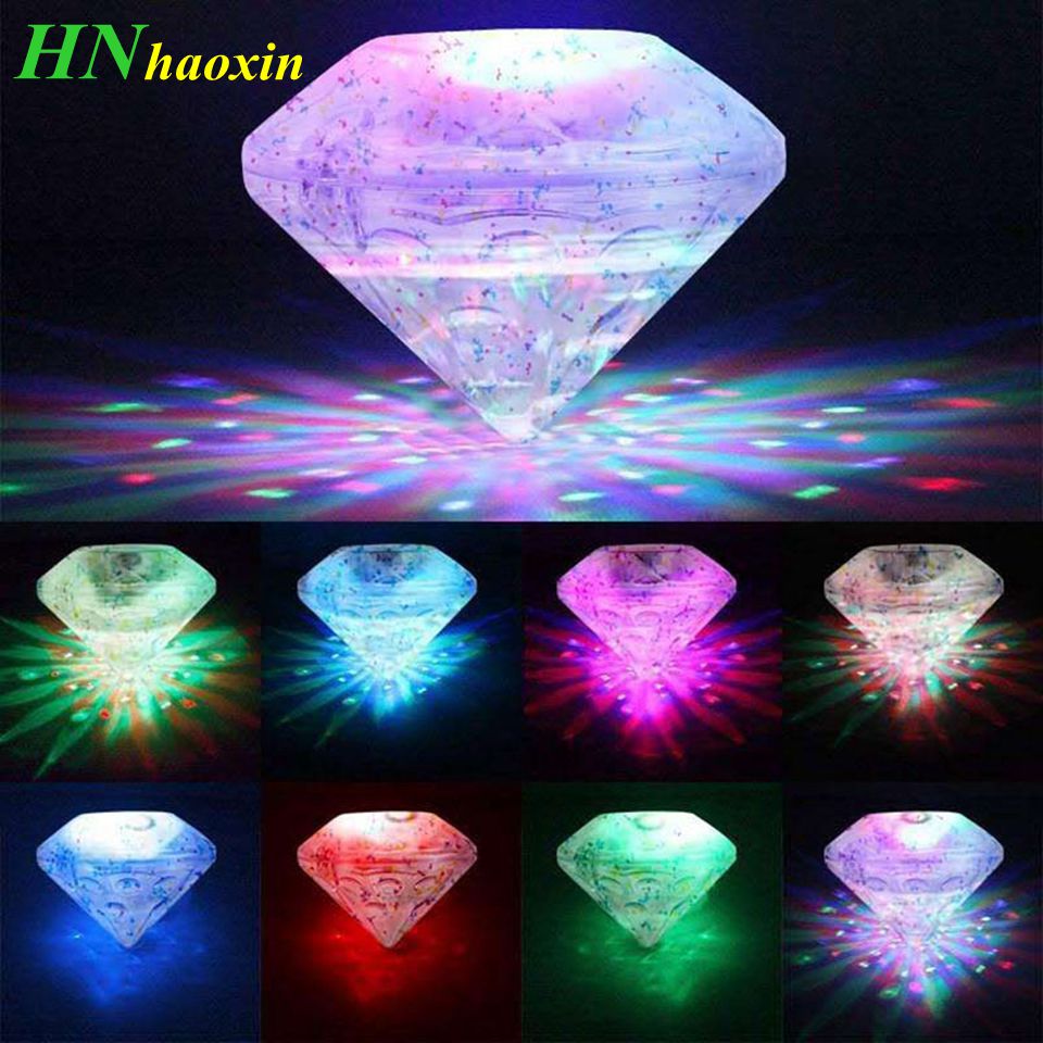 

HaoXin Floating Underwater LED Disco Light Glow Show Swimming Pool Pond Hot Tub Spa Lamp Waterproof Outdoor Party Decorations Light