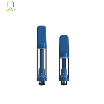 

Hot Sales Vape Cartridges 1 ml full Ceramic Coil Flat Tip Glass Vaporizer Tank with Plastic Tube Packaging
