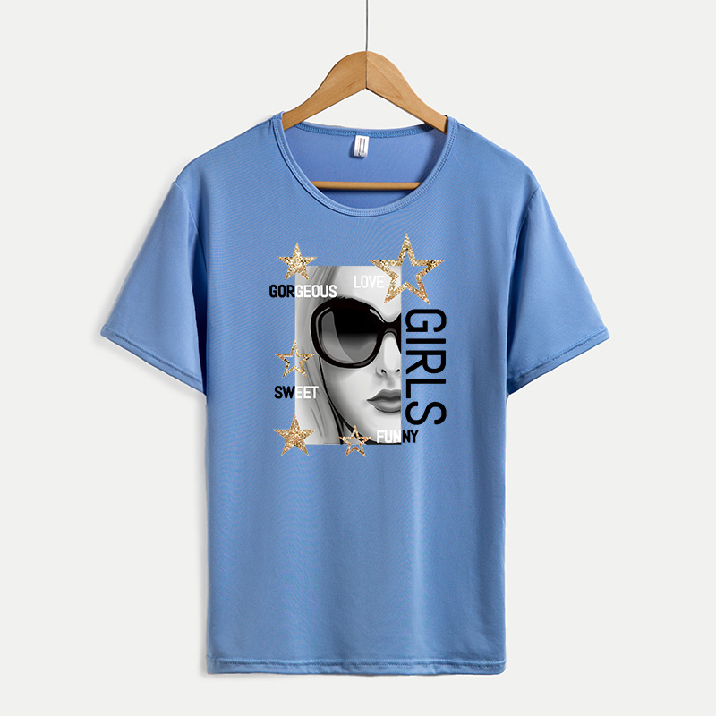 

2020 Summer New DIY T-Shirts for Women Fashion Crew Neck Shirts Breathable Casual Women Tops Tee Custom Plus Size -4XL A683, White