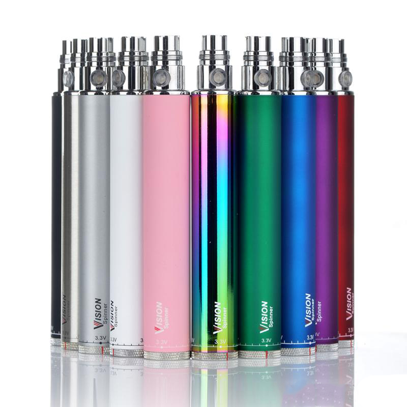 

High Quality Vision Spinner VV Battery Evod Twist 3.3-4.8V Vision Variable Voltage Vape Battery For 510 Thread Atomizer
