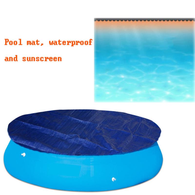 

Rectangle Durable Swimming Pool Cover Weatherproof Blue Dust Mat Tarp For Family Garden Pools Accessories New June5