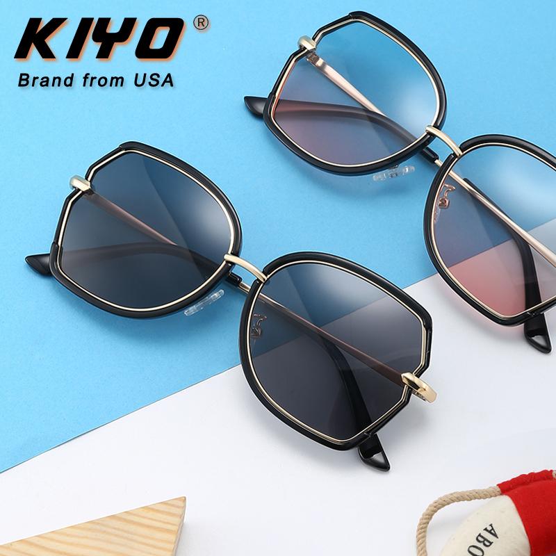 Kiyo Brand 2020 New Kids Polygonal Polarized Sunglasses Metal Pc Vintage Sun Glasses High Quality Uv400 Driving Eyewear 3040 WxICU