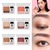 

Professional Eyeshadow Makeup Palette Double Color Gradient Lazy Eye Shadow Makeup Shimmer Eye Color Cosmetics #40