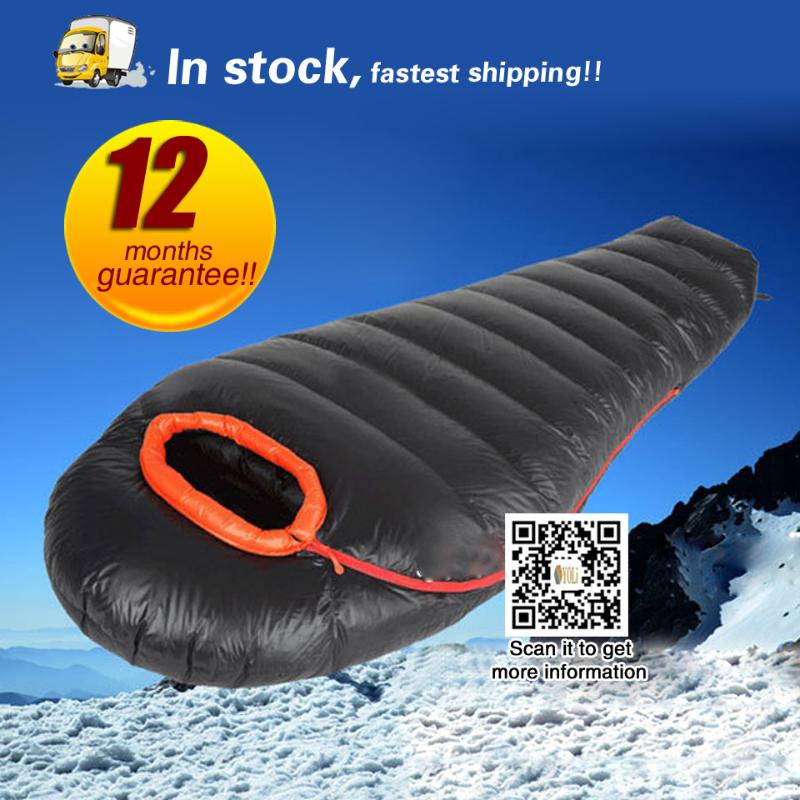 

camping gear sleeping bag Outdoor Duck Down Sleep Bags MummyWinter down Bag 1kg 1.5kg Sleeping